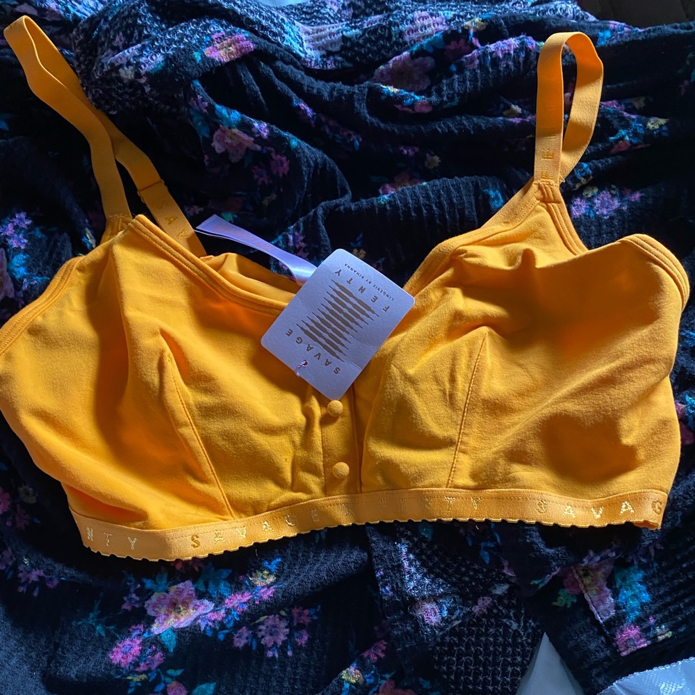 Yellow savage fenty bralette.. new never worn